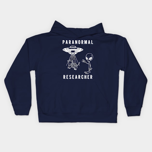 Paranormal Researcher Kids Hoodie by lilmousepunk